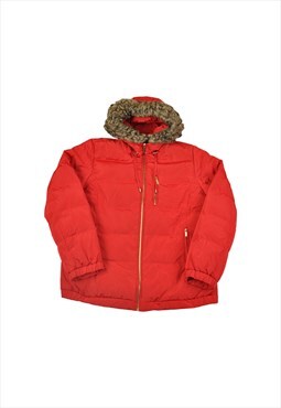 Vintage Michael Kors Parker Jacket Y2K Red Ladies XL