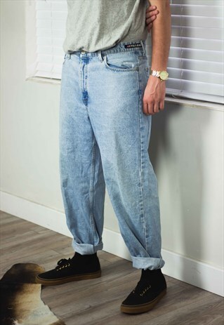VINTAGE POLO RALPH LAUREN JEANS LOGO 90S 29.4