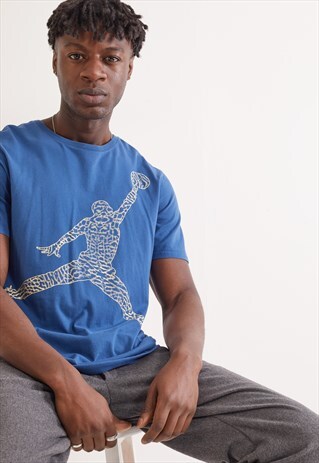 VINTAGE JORDAN GRAPHIC T-SHIRT BLUE