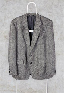 Vintage Wellington Donegal Tweed Blazer Made in Ireland