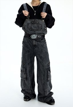 Women's Design vintage suspenders jeans S Vol.1