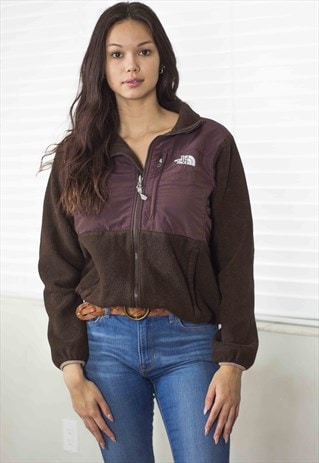 VINTAGE NORTH FACE FLEECE JACKET LOGO 90S M 20.4