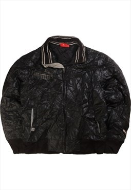 Vintage 90's Puma Puffer Jacket Full Zip Up Nylon