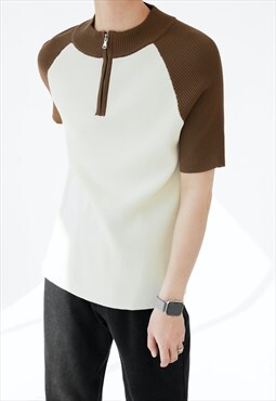 Men's Chic Short Sleeve Zip top SS2023 VOL.3