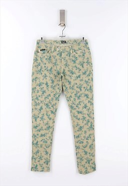 Dolce & Gabbana Patterned Skinny Fit Low Waist Trousers - 40