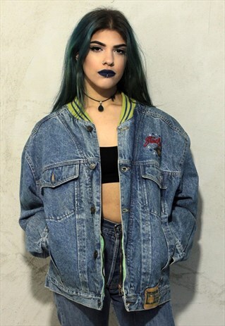 BLUE VINTAGE WAMPUM LIMITED PRODUCT DENIM JACKET A400