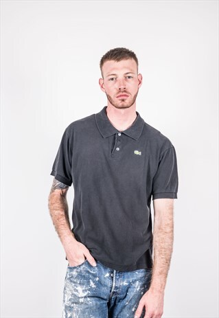 VINTAGE 1990S BLACK POLO SHIRT