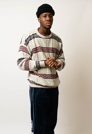 VINTAGE PATTERNED JUMPER