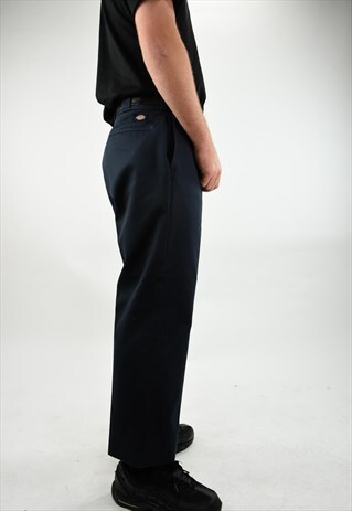 BAGGY NAVY BLUE DICKIES WORK TROUSERS