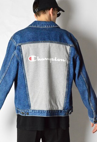 REWORKED VINTAGE 90S CHAMPION DENIM JACKET