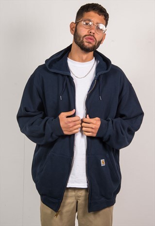 CARHARTT HOODIE SWEATSHIRT HOODED ZIP FASTEN