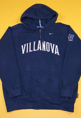 Vintage 90s Nike Team Villanova Quarter Zip Hoodie / Jumper | Sestris ...