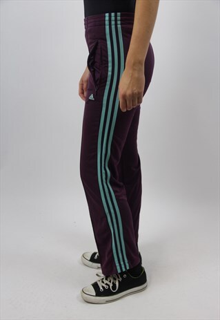 VINTAGE ADIDAS PURPLE TRACKSUIT BOTTOMS