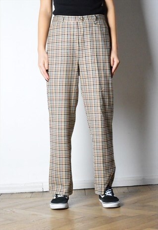 VINTAGE 90S CHECKED PANTS