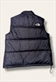 VINTAGE Y2K BLACK THE NORTH FACE NUPSTE SLEEVELESS PUFFER