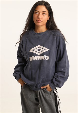 VINTAGE UMBRO EMBROIDERED SPELLOUT SWEATSHIRT