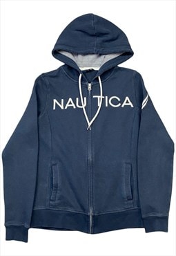 Nautica Vintage Men's Navy Zip Up Hoodie