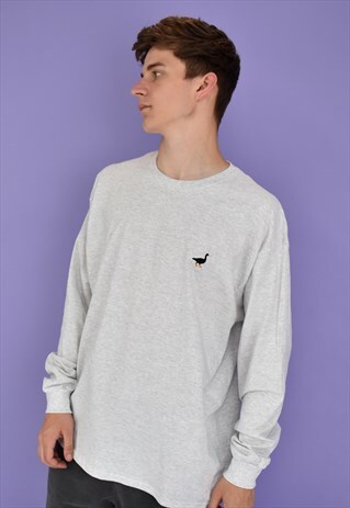 G&G UNISEX ASH GOOSE L/S TEE