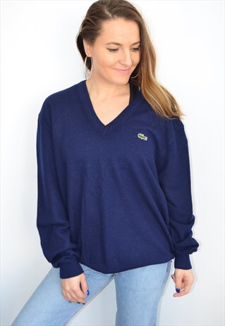 90'S LACOSTE VINTAGE SWEATSHIRT/JUMPER MADE IN FRANCE