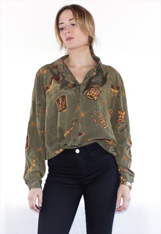 AMAZING EQUESTRIAN PRINT SHIRT