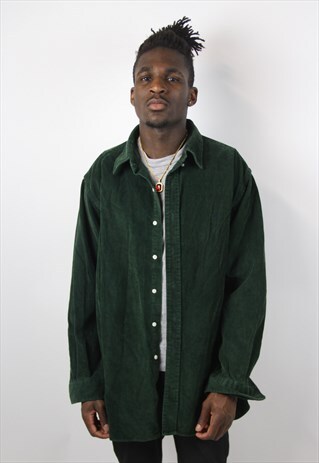 VINTAGE RALPH LAUREN CORD THICK SHIRT