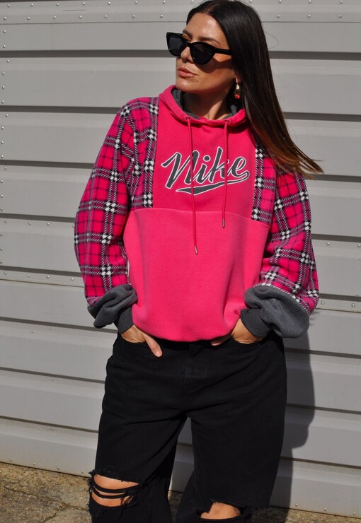 tartan nike jumper