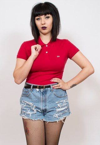 VINTAGE LACOSTE RED POLO SHIRT 10