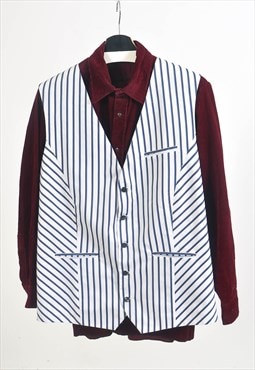 Vintage 00s striped vest