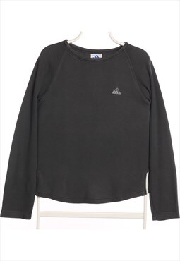 Adidas - Grey Embroidered Sweatshirt - Medium