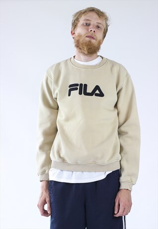 90S VINTAGE MENS FILA BIG LOGO SWEATSHIRT