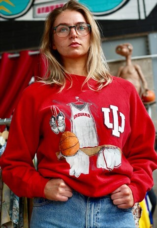 BASKETBALL INDIANA CREWNECK SWEATSHIRT