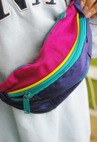 CRAZY PRINT BUM BAG