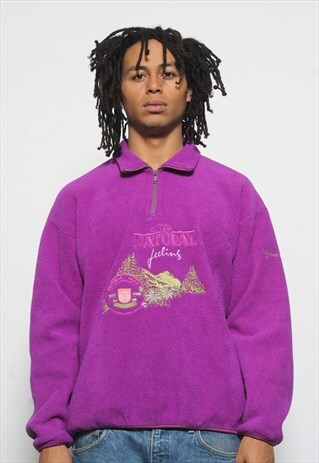 VINTAGE SERGIO TACCHINI FLEECE PURPLE