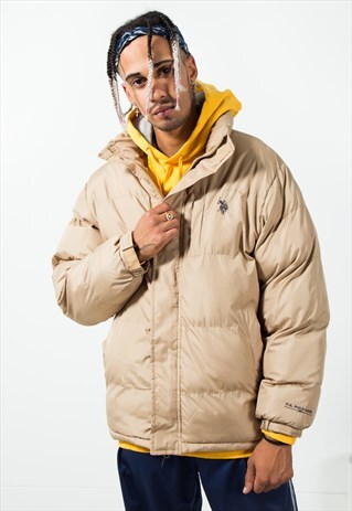 UNIQUE VINTAGE U.S. POLO ASSN. PUFFER JACKET / S2144