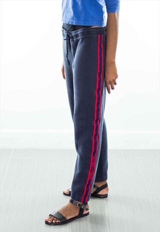 VINTAGE POLO RALPH LAUREN LOGO TROUSER SWEATPANTS 90S S 14.3