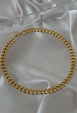 KINGSLEY. Gold Chain Statement Necklace