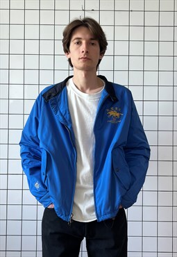 Vintage POLO RALPH LAUREN Harrington Jacket Shell Coat Blue