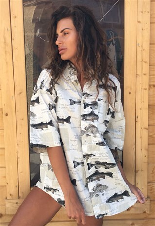OVERSIZED RETRO 90S 80S VINTAGE UNISEX FESTIVAL SHIRT