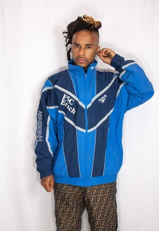 REEBOK BLUE VINTAGE TRACKSUIT TOP
