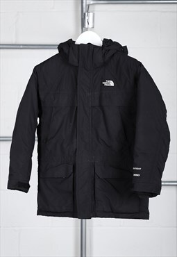 Vintage The North Face Coat in Black Padded Rain Jacket XS