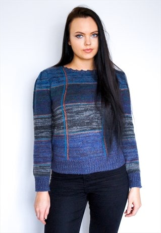 VINTAGE 90'S MULTI COLOURED JUMPER