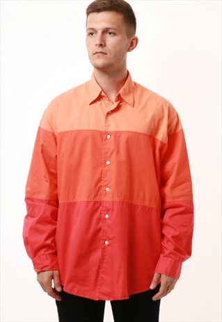 90S VINTAGE OLDSCHOOL TOMMY HILFIGER COTTON SHIRT 15886