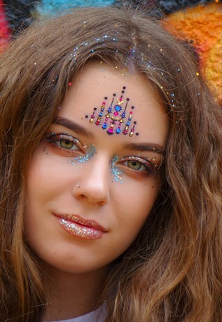 PYRAMID -PINK/BLUE ONE PIECE FESTIVAL FACE GEM
