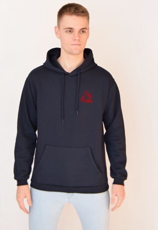 NAVY BUDDHA (RED) HOODIE