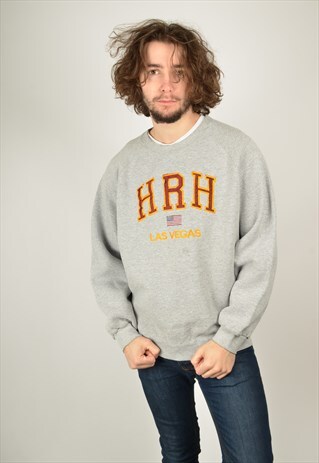 VINTAGE HARD ROCK CAFE SWEATSHIRT IN GREY