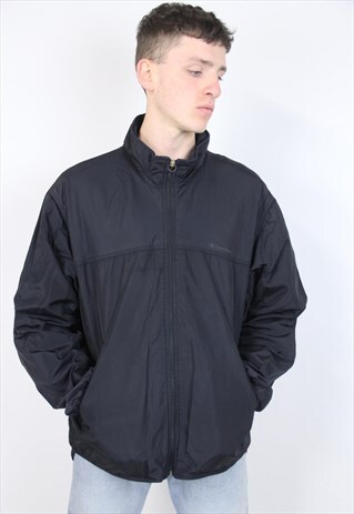 VINTAGE 90S CALVIN KLEIN BLACK SPORTS JACKET