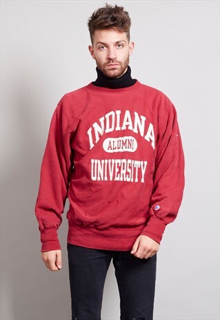 VINTAGE INDIANA UNIVERSITY CHAMPION SWEATER