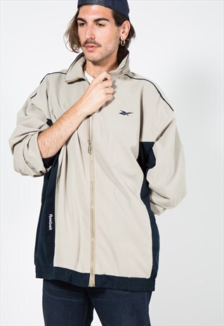 VINTAGE 80S REEBOK SHELL SPORT JACKET / S1437