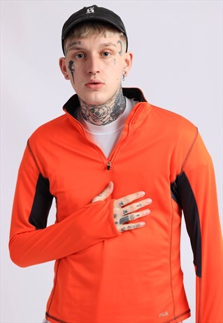 VINTAGE FILA 1/4 ZIP SPORT SWEATSHIRT