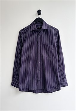 Christian Dior Monsieur Striped Dress Shirt